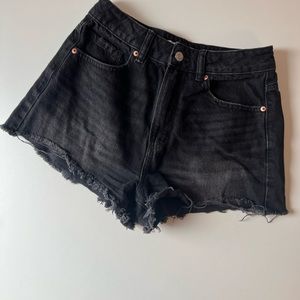 Dynamite black denim shorts